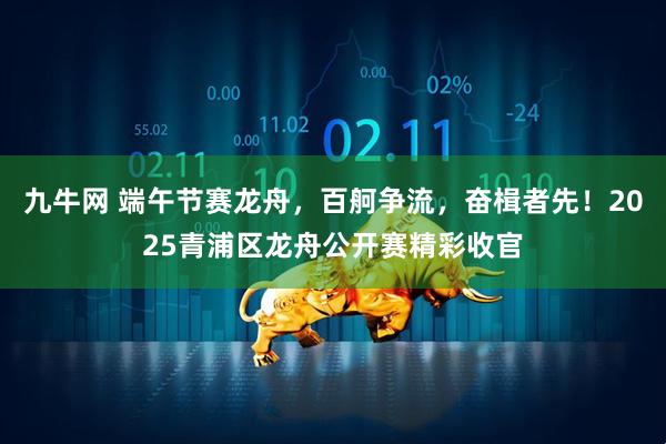 九牛网 端午节赛龙舟，百舸争流，奋楫者先！2025青浦区龙舟公开赛精彩收官
